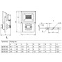Прожектор LED 20W 230V 1400lm 6500K IP44 108x180x209mm з датчиком руху сірий [LPDO502-20-K03] УЕК СДО 05-20Д