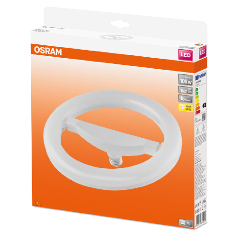 Лампа светодиодная 14.5W 220V 1521lm 2700K E27 ⌀260mm кольцо [4058075606999] OSRAM CIRCOLUX LED
