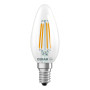 Лампа LED 3,4W 230V 470lm 4000K E14 35x100mm свічка [4099854467189] Osram CL B40 Filament