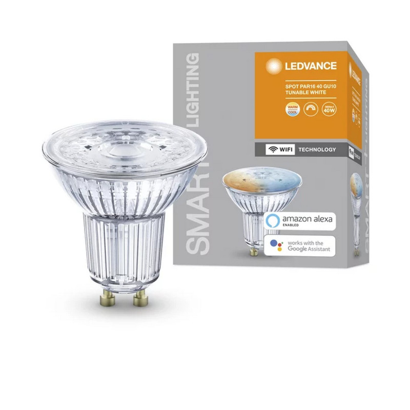 SMART WiFi Лампа LED 5W 220V 350lm 2700-6500K GU10 DIM 52x50mm [4058075485679] OSRAM SPOT Tunable White