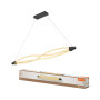 LED Светильник подвесной 22W 220V 2400lm 3000K 1282x127x1282mm DIM [4058075841963] Ledvance DECOR SWIRL PEND