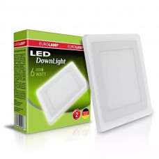 Встраиваемый LED светильник 6W 420lm 4000K 105mm IP20 Белый [4260484993007] LED-DLS-6/4 EUROLAMP