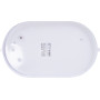 Світильник 100W 230V E27 IP54 овальний 283х130х162mm білий [l002029] E.NEXT e.light.1403.1.100.27.white