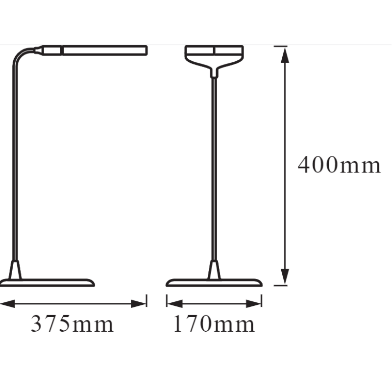 Настільна лампа 5W 5V 220lm 3000K DIM [4058075301733] Ledvance PANAN DISC DOUBLE