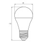 Лампа светодиодная 10W 12V 880lm 4000K Е27 60х112mm груша [4262380660007] LED-A60-10274(12) EUROLAMP