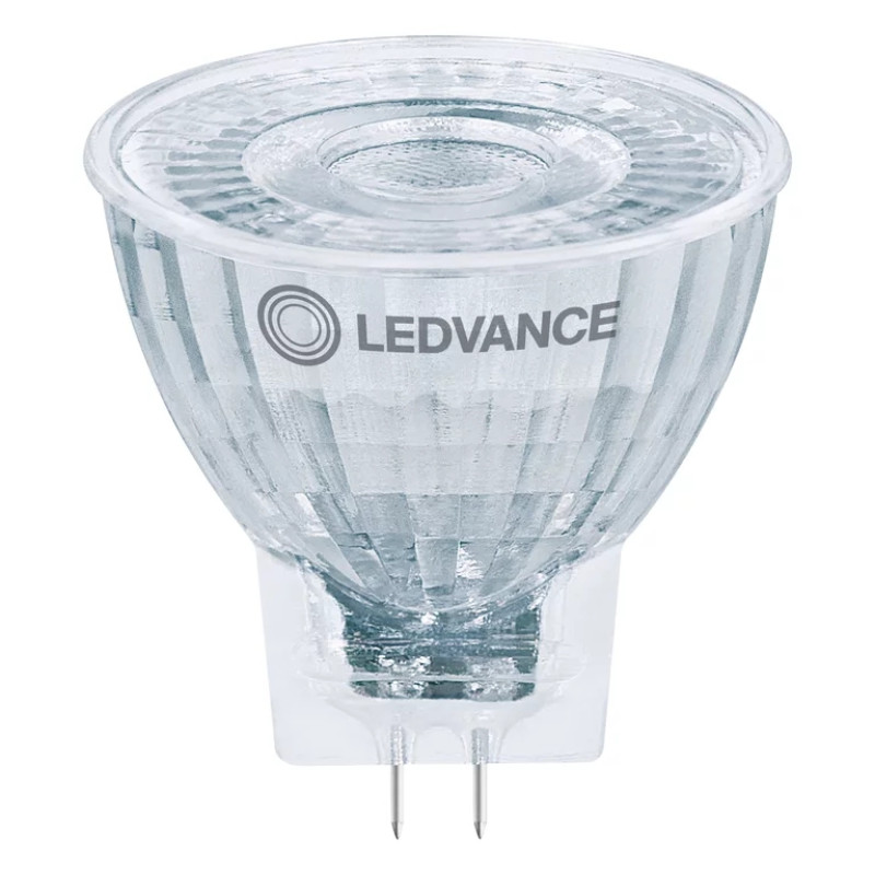 Лампа светодиодная 4.5W 12V 345lm 2700К GU4 DIM 35х38mm рефлекторная [4099854050268] LED MR LEDVANCE