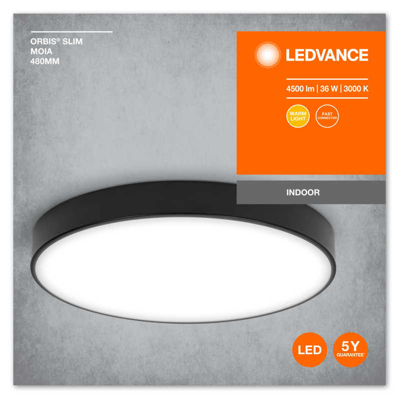 LED Світильник накладний 36W 220V 2700-4500lm 3000K 50х480mm [4099854092480] LEDVANCE CEILING MOIA