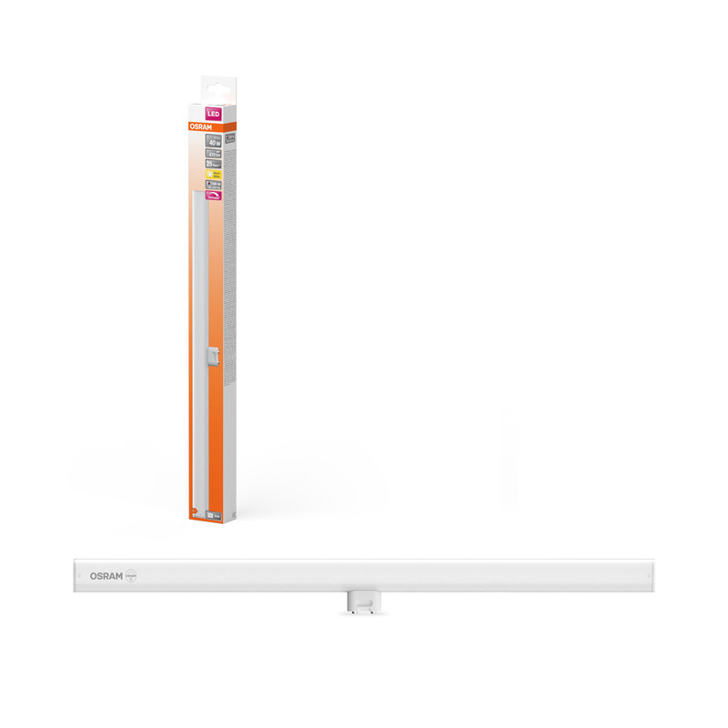 Лампа светодиодная 4.7W 220V 470lm 2700K S14d DIM 29x500mm прямая [4099854232855] OSRAM LEDinestra