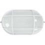 Світильник 100W 230V E27 IP54 овальний 283х130х162mm білий [l002029] E.NEXT e.light.1403.1.100.27.white