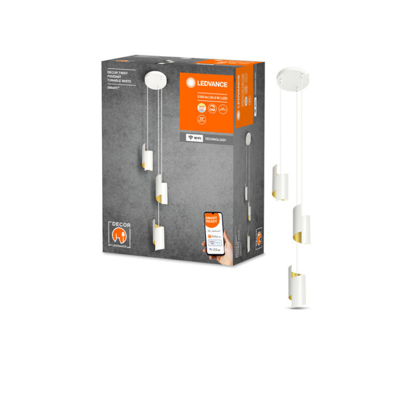 SMART потолочный светильник 24.5W 220V 1500lm 3000-6500K WIFI 1500x265mm [4058075757448] Ledvance Twist dim