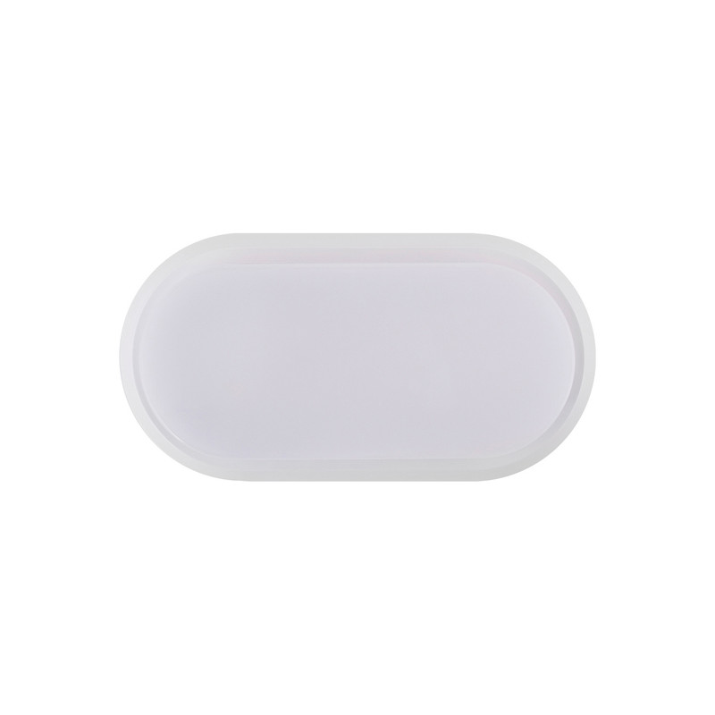 LED Світильник накладний 12W 230V 840lm 6500K 190x100x45mm IP54 [l0810115] E.NEXT e.LED.oval.12.6500.white