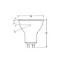 Лампа LED 6,9W 220V 575lm 3000K GU10 50x54mm рефлекторная [4058075096769] Osram PAR16
