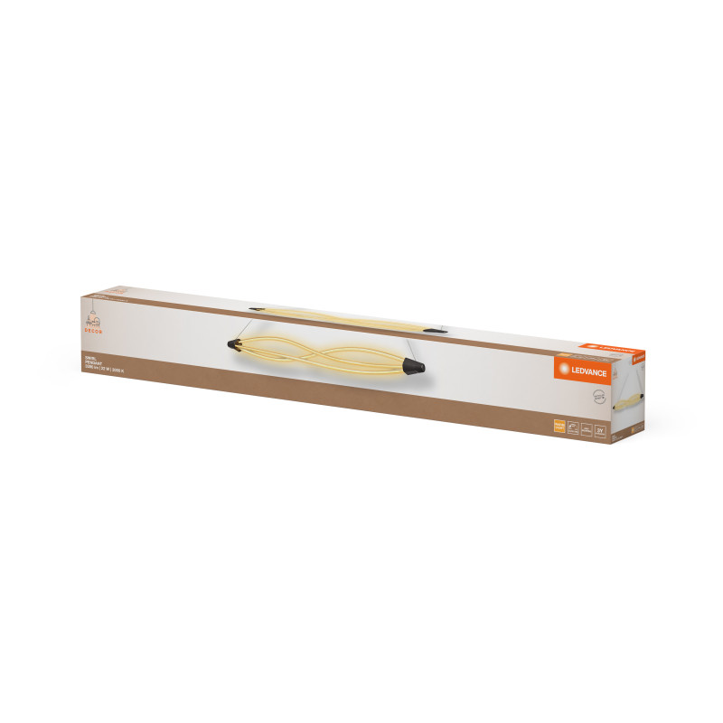 LED Светильник подвесной 22W 220V 2400lm 3000K 1282x127x1282mm DIM [4058075841963] Ledvance DECOR SWIRL PEND