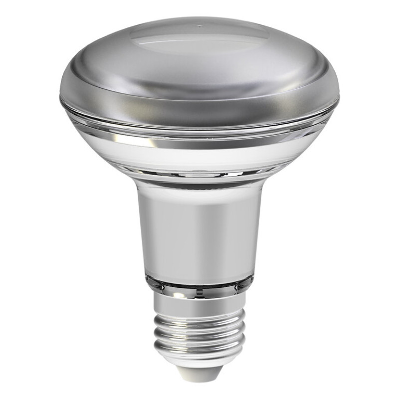 Лампа светодиодная 8.5W 220V 670lm 2700K E27 DIM 80х80mm гриб [4099854051258] LEDVANCE LED R80 DIM P