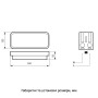 LED Светильник аварийный 1,2W 230V 85lm 3часа Li-ion 260x50x105mm IP20 не постоянный [l0660031] E.NEXT e.emerg.506L.led.Li.3h.IP20
