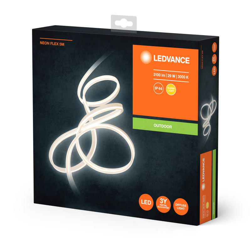 Светодиодная лента 29W 220V 1700lm 3000K IP44 DIM 5000х6.7х13.5mm [4058075504721] LEDVANCE Neon Flex
