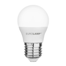 Лампа светодиодная 7W 220V 700lm 4000K E27 45x81mm шар [4262380665033] EUROLAMP LED-G45-07274(P)