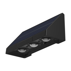 LED Светильник уличный 1W 5V 150lm 3000K IP54 1800mAh солнечная батарея фасадный [4262380667273] LED-1W/3000K(SL)S EUROLAMP