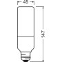 Лампа светодиодная винтажная 0.5W 220V 10lm 1500K E27 45x107mm филаментная [4058075389908] OSRAM flame stick