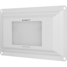 LED Светильник накладной 5W 220V 500lm 5000K 235x18x145mm IP54 [l0810107] E.NEXT e.LED.univ.5.white