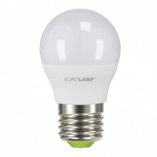 Лампа светодиодная 5W 220V 480lm 4000K E27 45х74mm шар [4260484996473] LED-G45-05274(P) EUROLAMP