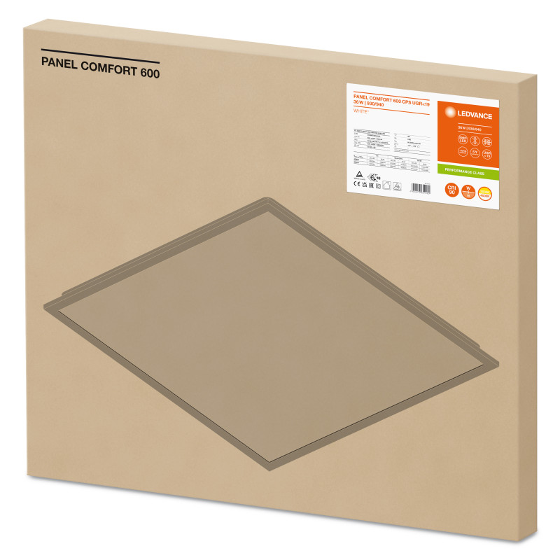 Светодиодная панель 36W 4200lm 4000K 595x595x32mm DIM IP40 [4058075694507] Ledvance PL CMFT P