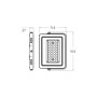 Прожектор LED 20W 230V 1700 6500K IP65 104x27x71,5mm [4262380663367] LED-FL-20(B) EUROLAMP