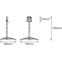 Прожектор LED 50W 220V 4500lm 4000K 1800x780x680mm IP65 со штативом [4058075213975] Ledvance Worklight Tripod