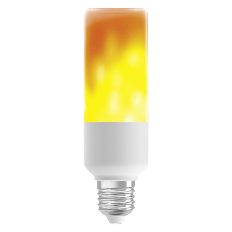 Лампа светодиодная винтажная 0.5W 220V 10lm 1500K E27 45x107mm филаментная [4058075389908] OSRAM flame stick