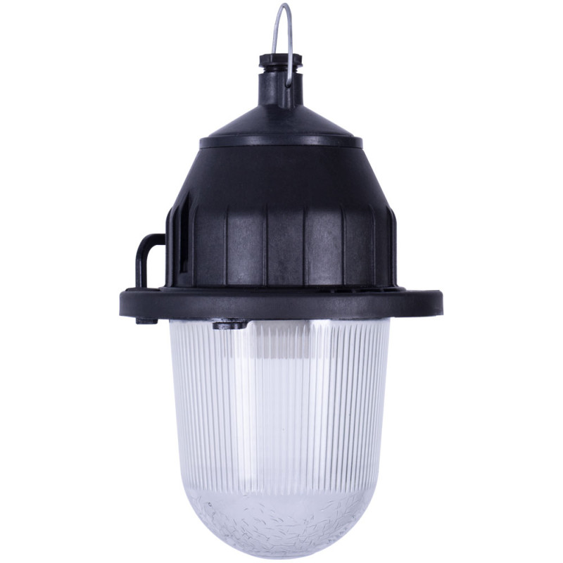 Світильник 100W 220V E27 без решітки IP54 чорний [l0012011] E.NEXT НСП 21У