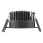 Светильник точечный 8W 220V 640lm 2700K ⌀81mm DIM IP44 черный [4099854000126] Ledvance SP FIX P