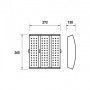 Прожектор LED с радиатором 150W 220V 19500lm 5000K IP65 265х272mm [4260484994301] LED-FLP-150/50 EUROLAMP