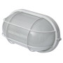 Світильник 100W 230V E27 IP54 овальний 283х130х162mm білий [l002029] E.NEXT e.light.1403.1.100.27.white