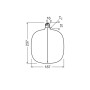 Лампа светодиодная винтажная 4.8W 220V 200lm 1800K E27 DIM 187x237mm филаментная [4058075836389] OSRAM Vintage 1906 LED Big