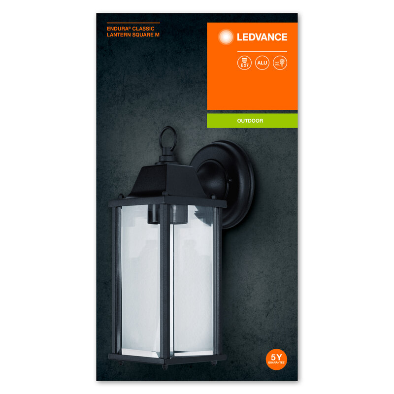 Светильник 220V IP43 105x293x150mm [4058075206649] Ledvance ENDURA CLASSIC LANTERN