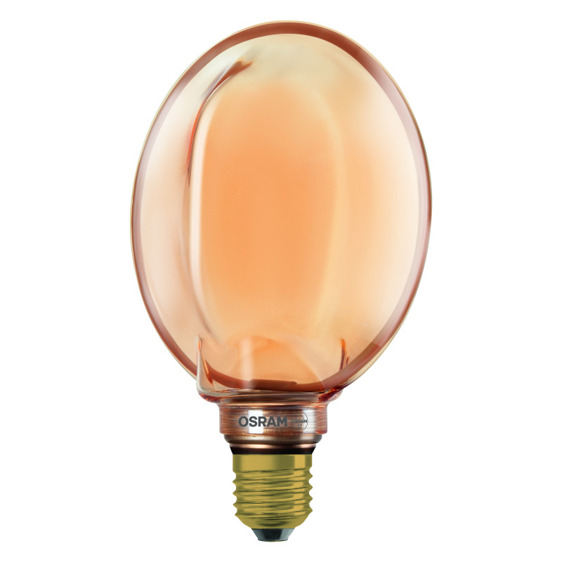 Лампа LED 4W 220V 220lm 1800K E27 DIM 130x171mm филаментная [4058075846029] Osram Vintage 1906 Globe Gold
