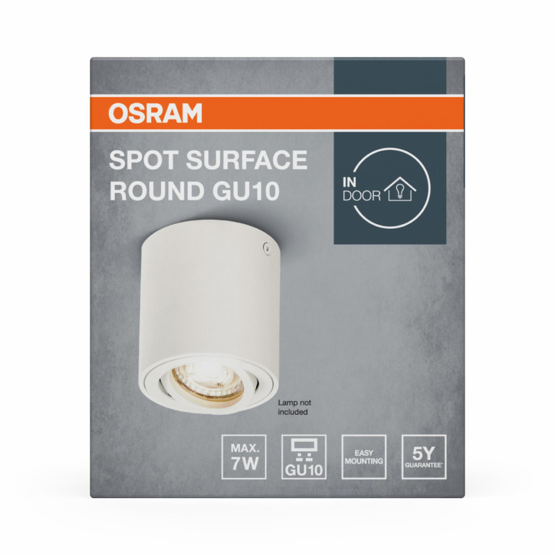 Світильник спотовий світлодіодний SURFACE 230V GU10 [4099854446009] 80х95mm Osram