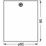 Світильник спотовий світлодіодний SURFACE 230V GU10 [4099854446009] 80х95mm Osram