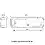 LED Світильник аварійний 2W 230V 200lm 600mAh 3/6годин IP20 214x63x37,5mm [l0660011] E.NEXT e.emerg.2128.led.3/6h.IP20