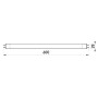 Лампа трубка LED 10W 600mm 220V 780lm 6500K G13 [l0650509] E.NEXT e.save.LED.Eco.T8.60.G13.10.6500