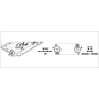 LED Светильник накладной 8W V 840lm 3000-4000K IP65 356x115x80mm [4099854290480] Ledvance BLKH COMP RC V CPS BK