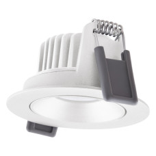 Светильник точечный 8W 220V 640lm 2700K ⌀81mm DIM IP20 белый [4058075799622] Ledvance SP ADJ P