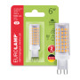 Лампа світлодіодна 6W 220V 600lm 3000K G9 18x64mm капсула [4262380664944] EUROLAMP LED-G9-0630(220)