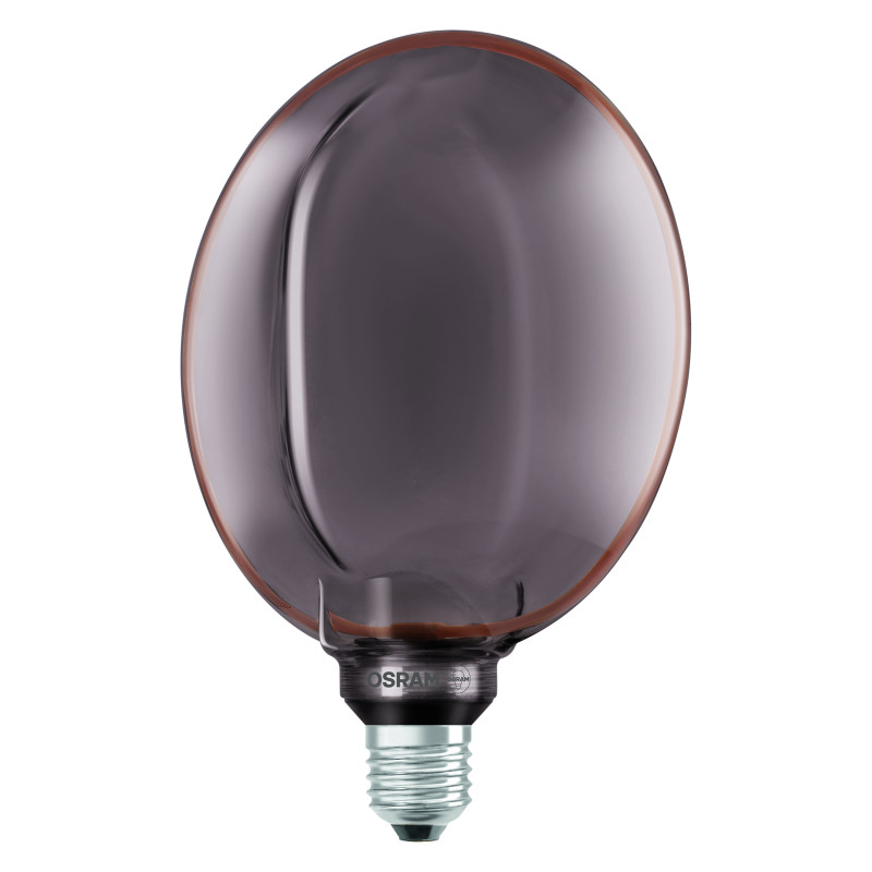 Лампа LED 4W 220V 110lm 1800K E27 DIM 183x232mm филаментная [4058075846128] Osram Vintage 1906 Globe Smoke