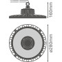 LED Светильник для высоких пролетов 93W 220V 13000lm 4000K ⌀280x143mm DIM IP65 [4058075543911] Ledvance Highbay DALI