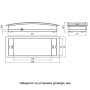 LED Светильник аварийный 5,2W 230V 110lm 3часа Li-ion 240x43,5x90mm IP20 постоянный [l0660032] E.NEXT e.emerg.513L.led.Li.3h.IP20