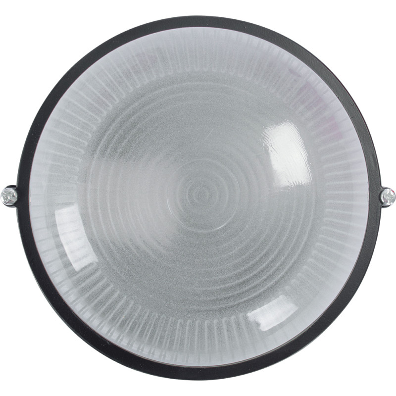 Світильник 60W 230V E27 IP54 круглий 177х85mm чорний [l002001] E.NEXT e.light.1301.1.60.27.black