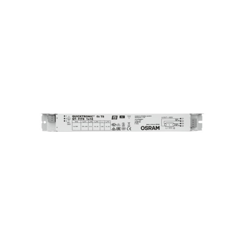 1x18 ЕПРА для люмінесцентних ламп T8 220-240V IP20 [4008321294180] QT-FIT8 Osram