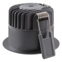 Светильник точечный 8W 220V 640lm 2700K ⌀81mm DIM IP44 черный [4099854000164] Ledvance SP DK FIX P