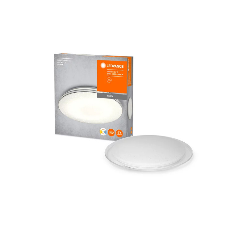 LED Светильник накладной 24W 220V 2000lm 2700-6500K IP20 400x91mm [4058075633131] Ledvance Silara Sparkle